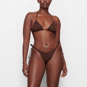 Skims Brown Bikini Set
